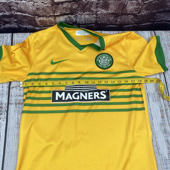 Celtic FC Jersey Mens Small Nike Football Club Shirt 2013 2014 Away Scottish The - Picture 9 of 10